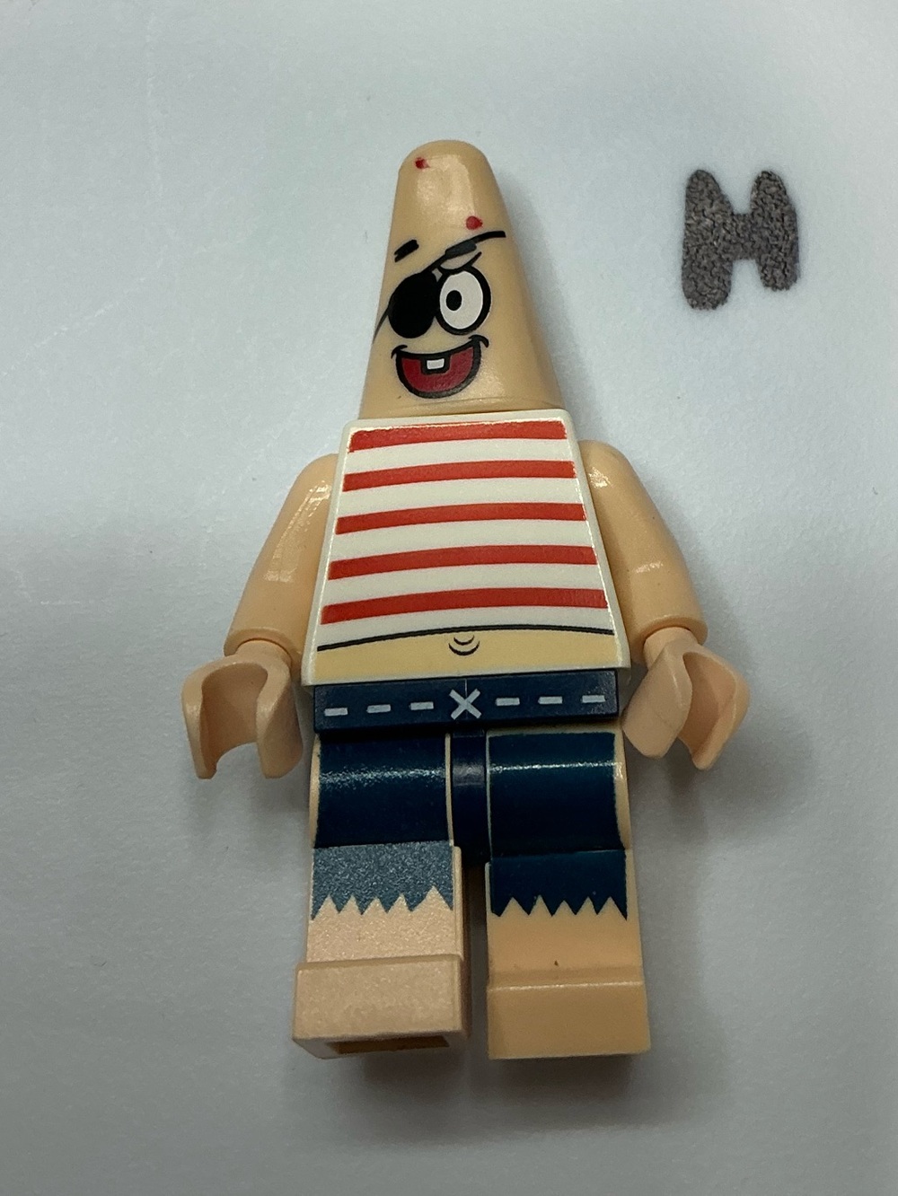 LEGO PATRICK STAR MINIFIGURE SPONGEBOB SQUAREPANTS FIG PIRATE VERSION